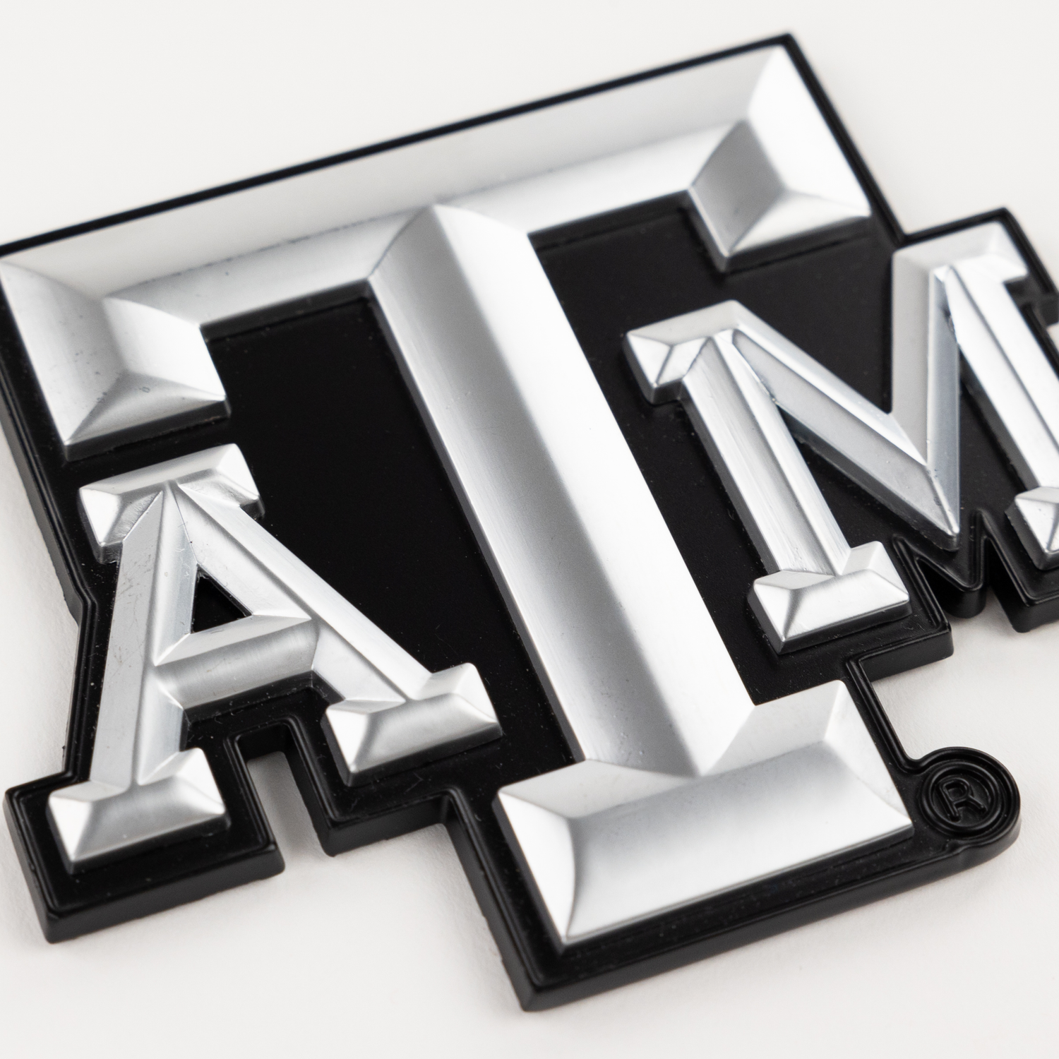 Texas A&M Chrome and Black Emblem