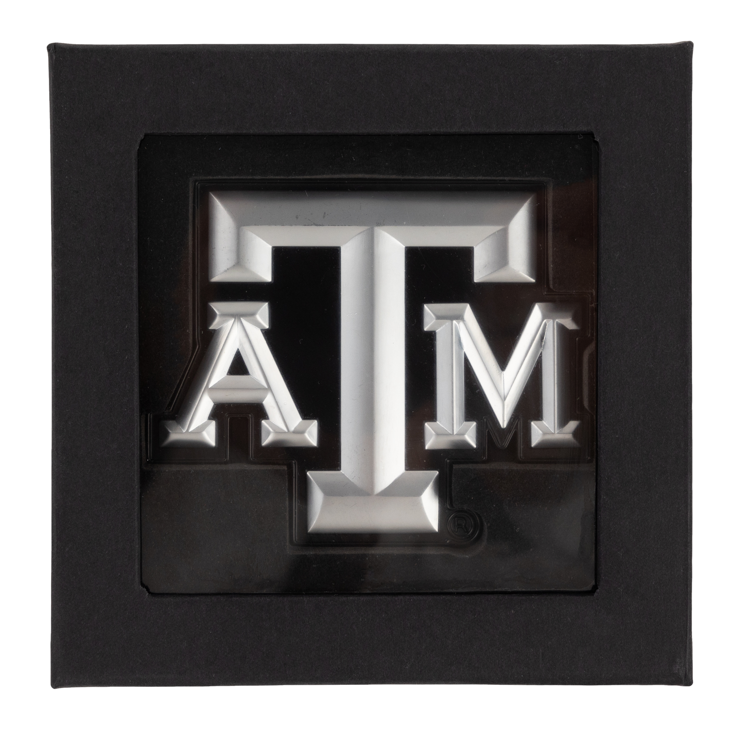 Texas A&M Chrome and Black Emblem