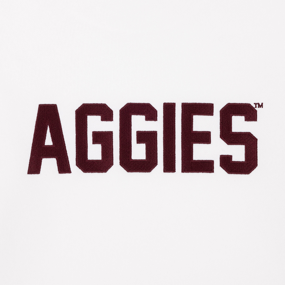 Texas A&M Hype & Vice White Offside Crewneck