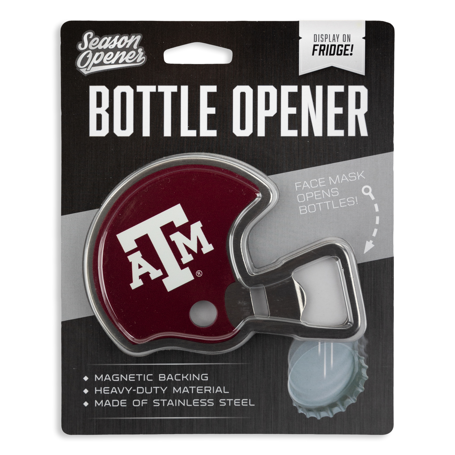 Texas A&M Football Helmet Bottle Opener