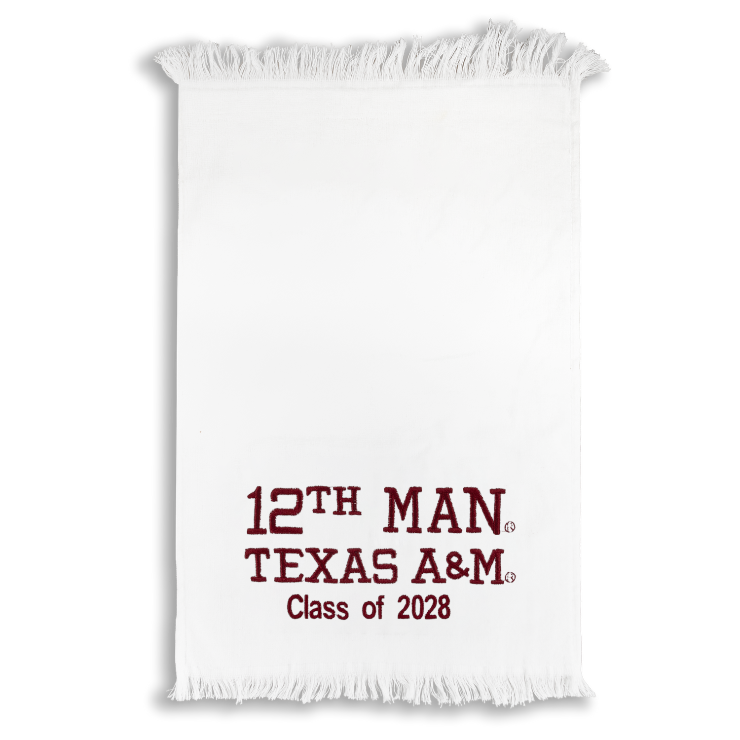 Texas A&M Class Of 2028 Embroidered Towel