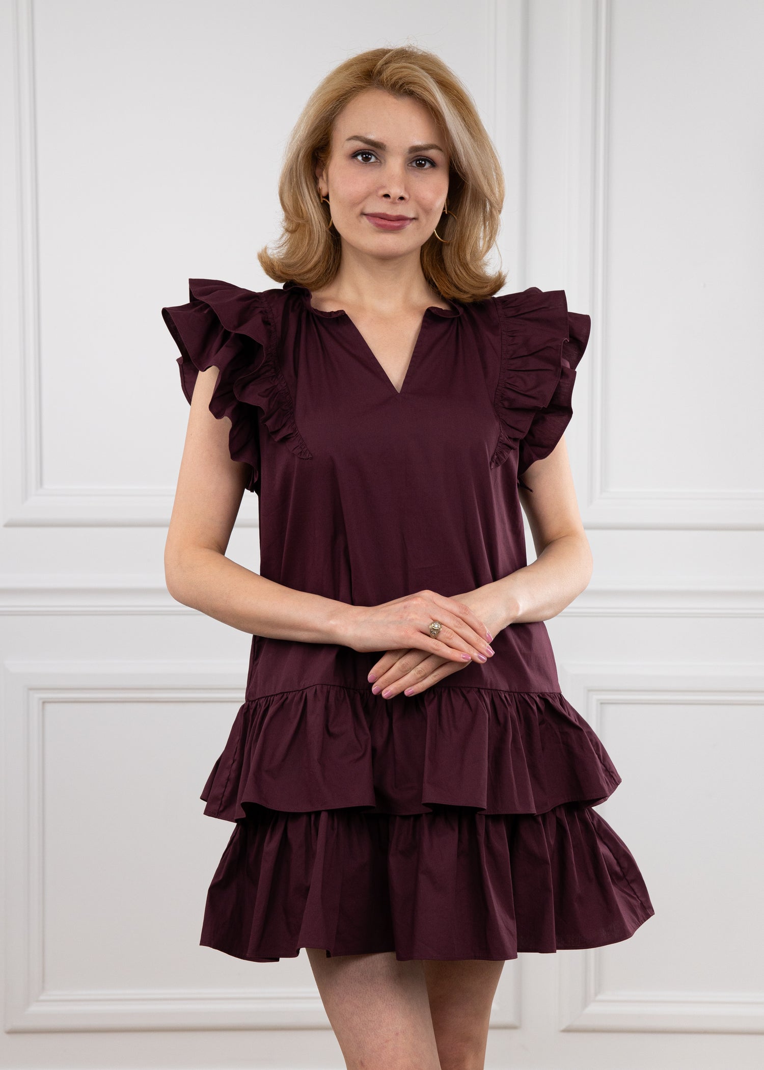 Double Ruffle Sleeve Dress Aggieland Outfitters Double Ruffle Sleeve Dress Aggieland Outfitters