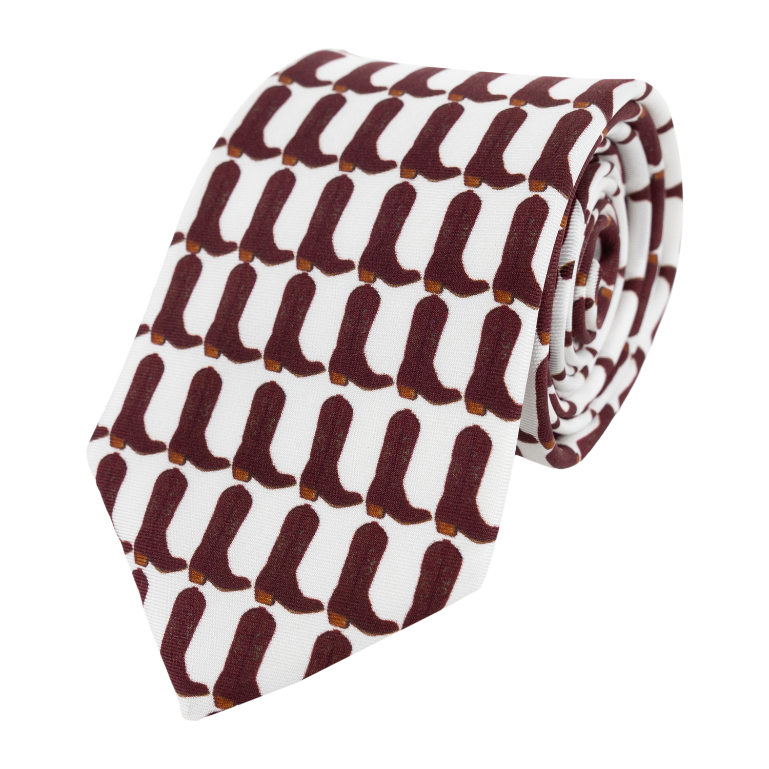 Maroon Boots Tie