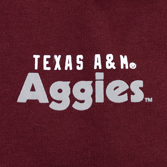 Texas A&M Aggies Maroon Split Crop Top