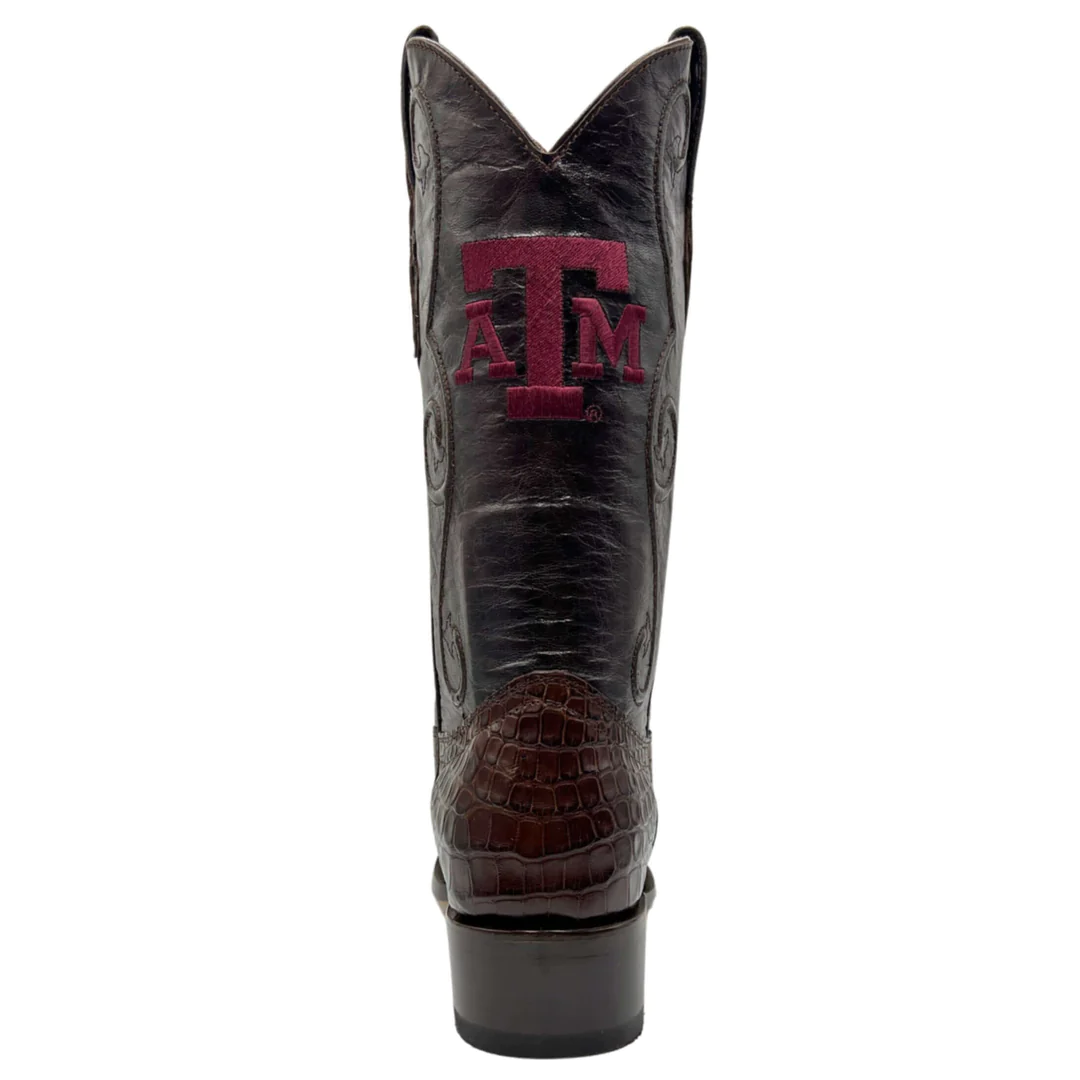 Texas A&M James Round Toe Boots