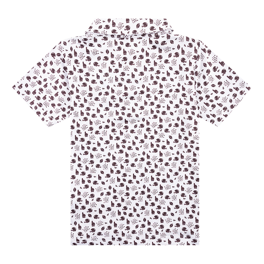 Texas A&M Toddler Earnest Pattern Polo