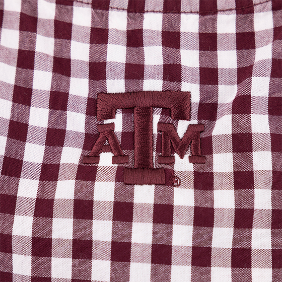 Texas A&M Toddler Constance Gingham Dress