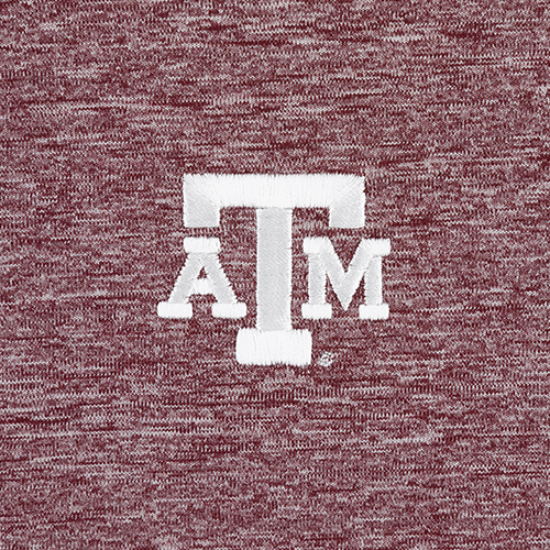 Texas A&M Horn Legend Womens Maroon Heather Full Zip