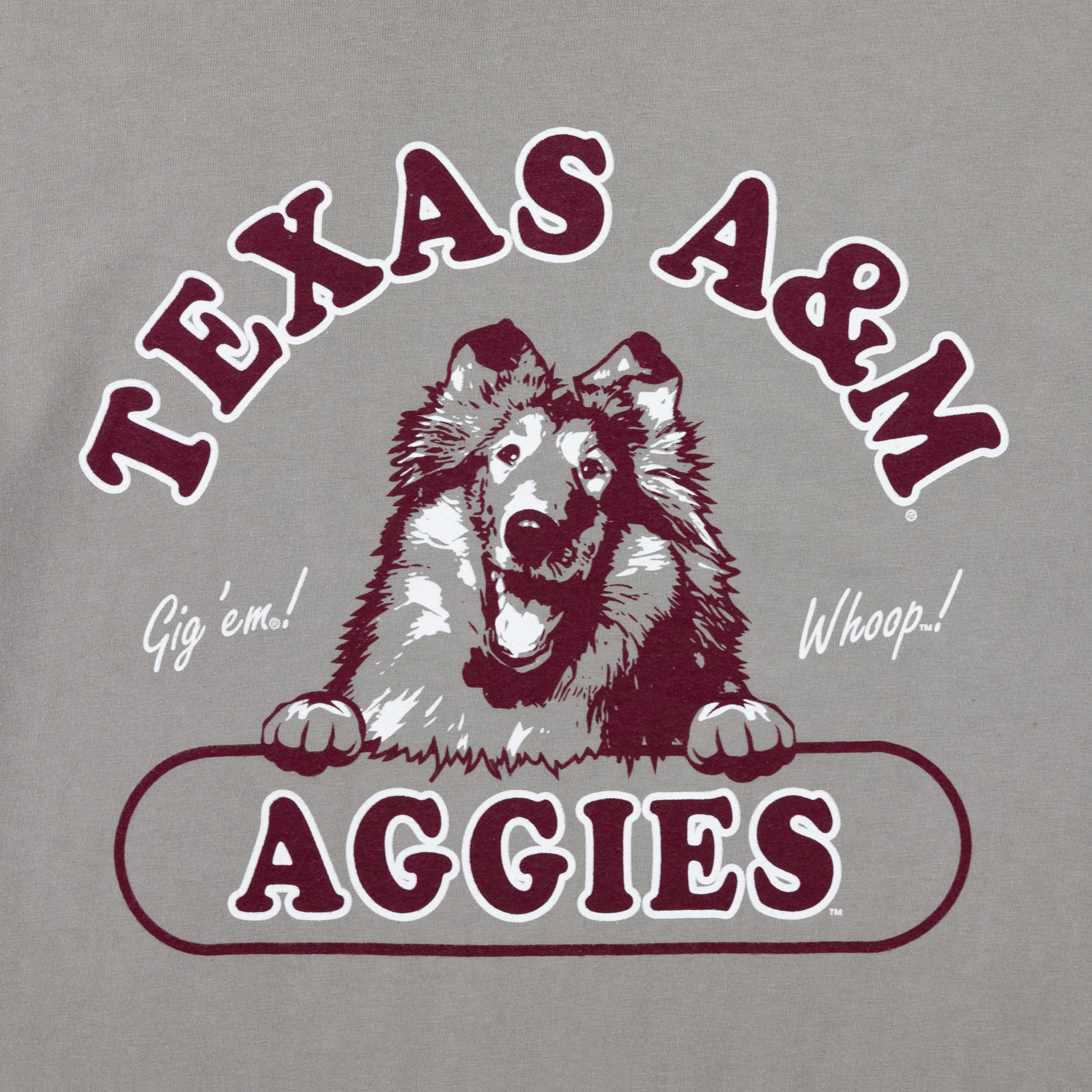 Texas A&M Aggies Smiling Reveille T-Shirt