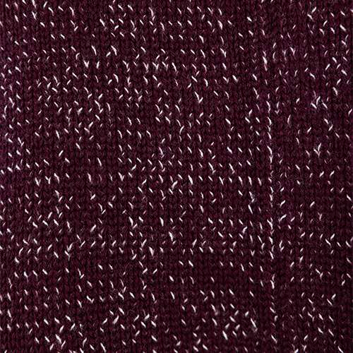 Maroon Garibaldi Knit Poncho