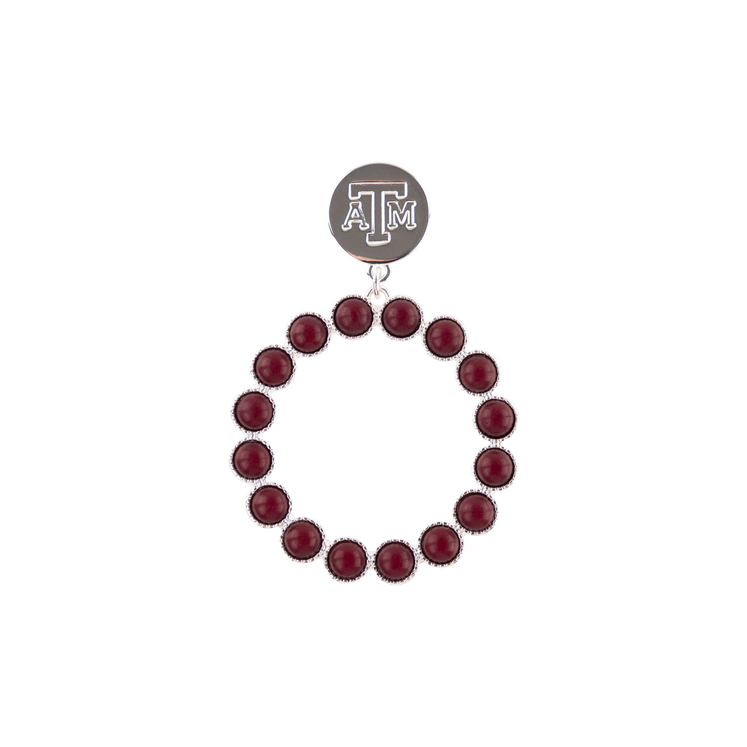 Texas A&M Maroon Ottawa Earrings