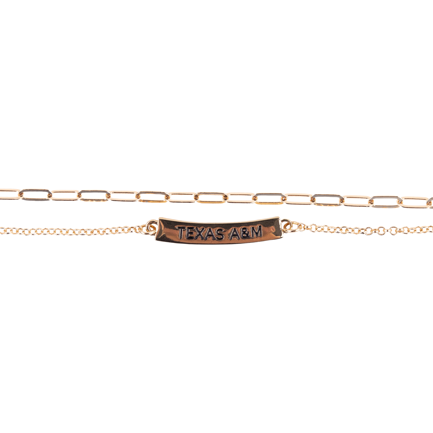 Texas A&M Shelby & Grace Old Yeller Bracelet Set - Gold