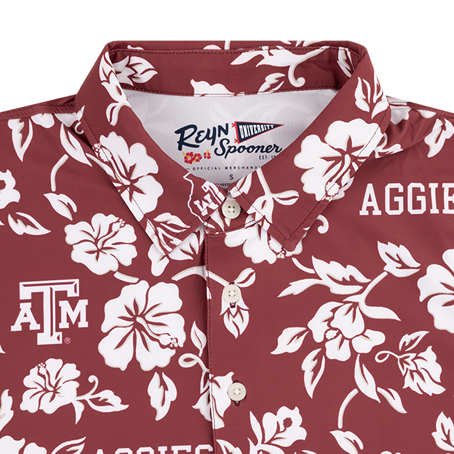 Texas A&M Reyn Spooner Aggies Pua Performance Polo