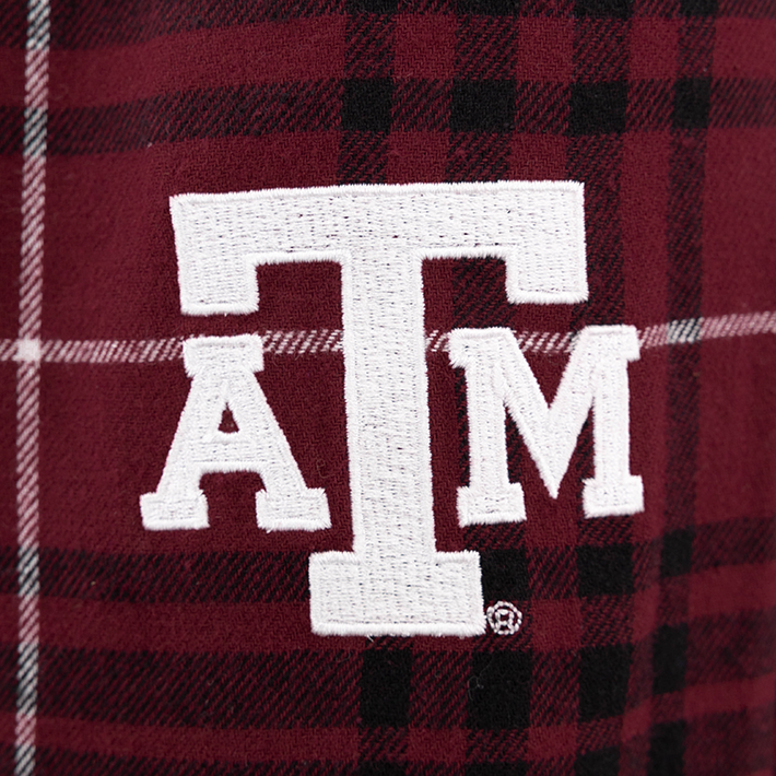 Texas A&M Womens Plaid Pajamas Set