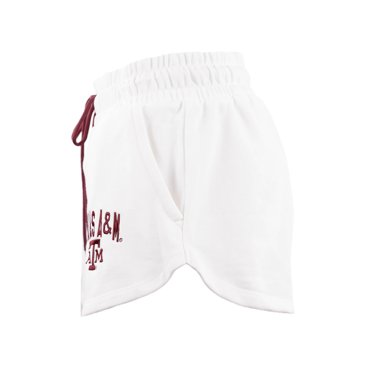 Texas A&M White French Terry Shorts