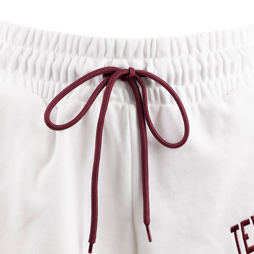 Texas A&M White French Terry Shorts