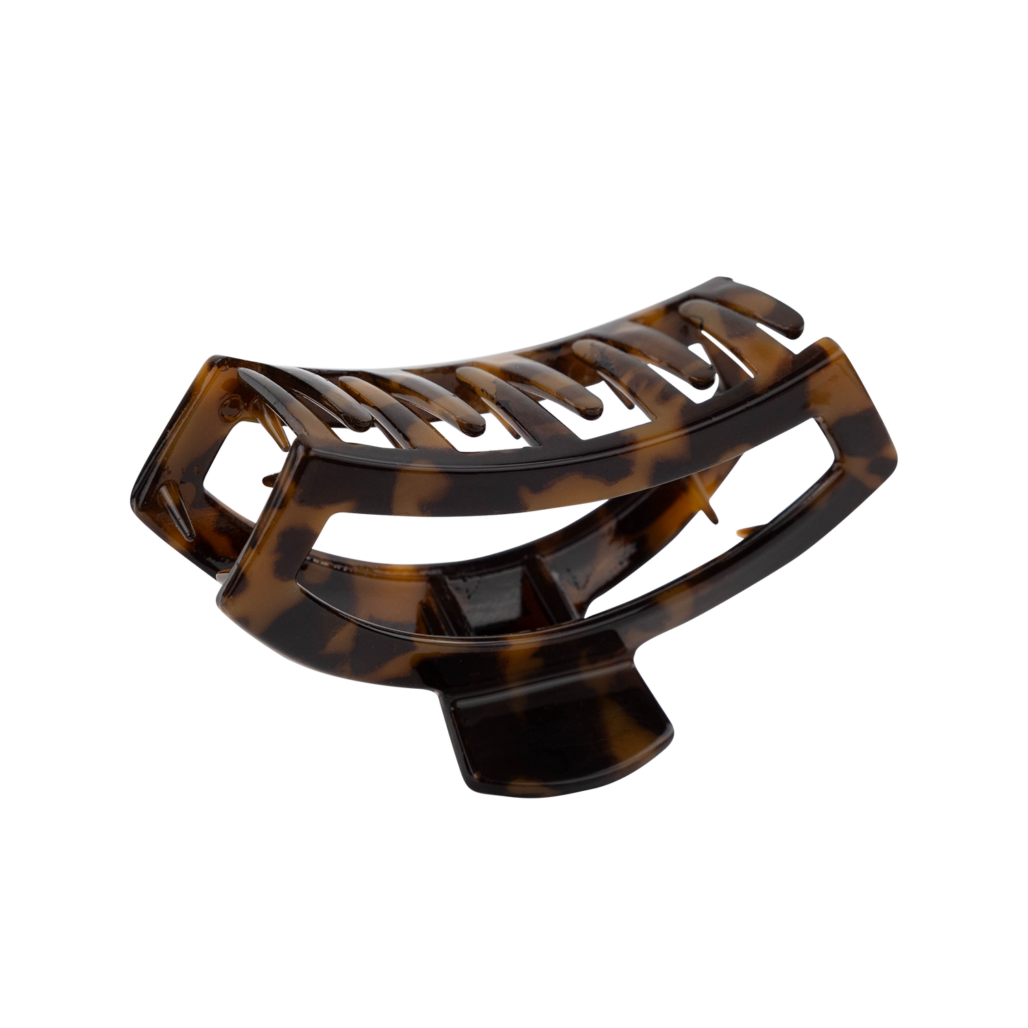 Teleties Medium Claw Hair Clip - Brown