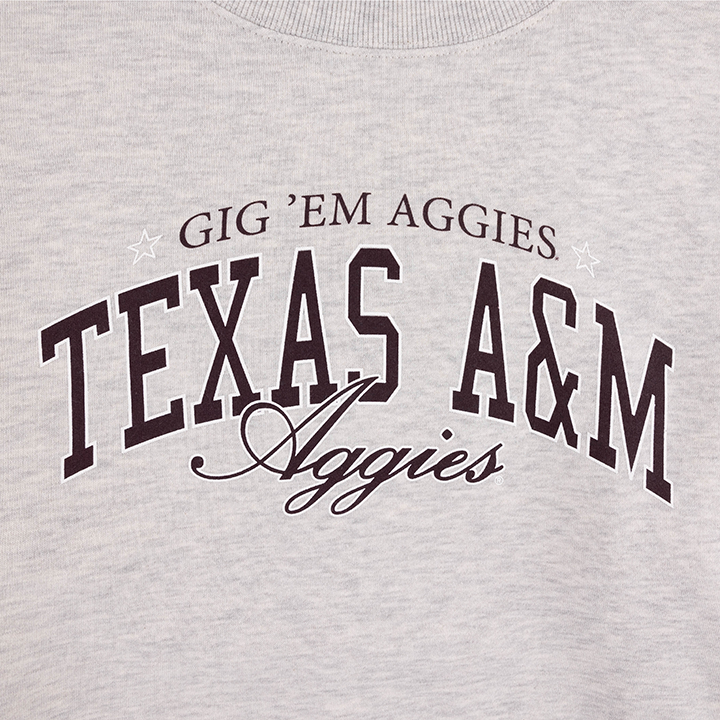 Texas A&M Aggies Old School Star Crewneck