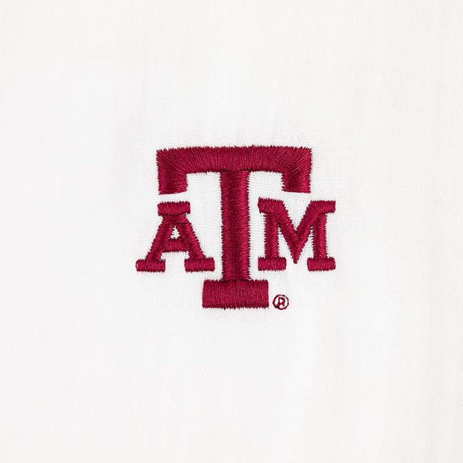 Texas A&M Leisure Long Sleeve Button Up