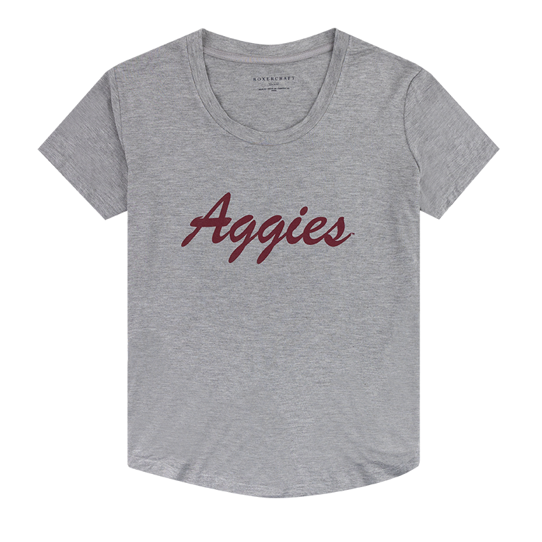Aggies Bamboo Hi-Lo Tee