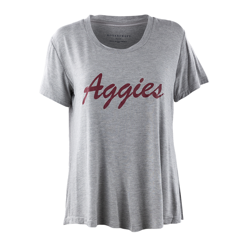 Aggies Bamboo Hi-Lo Tee