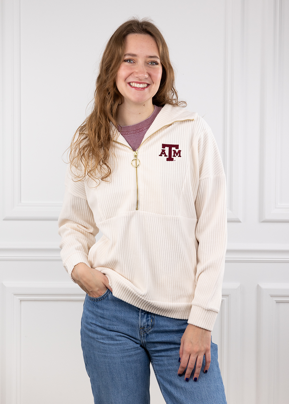 Texas A&M Manchester Half Zip