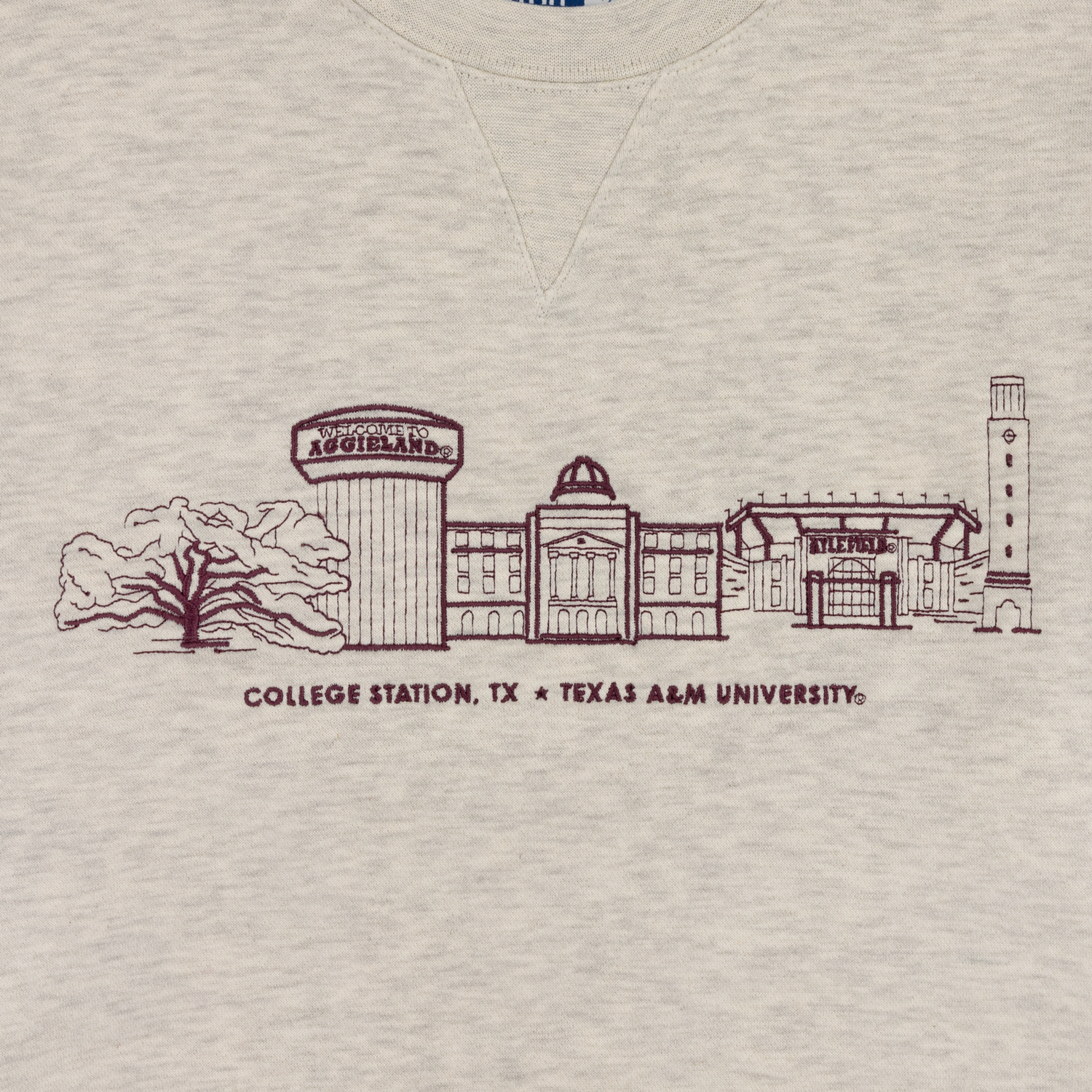 Texas A&M University College Station Skyline Sweatshirt