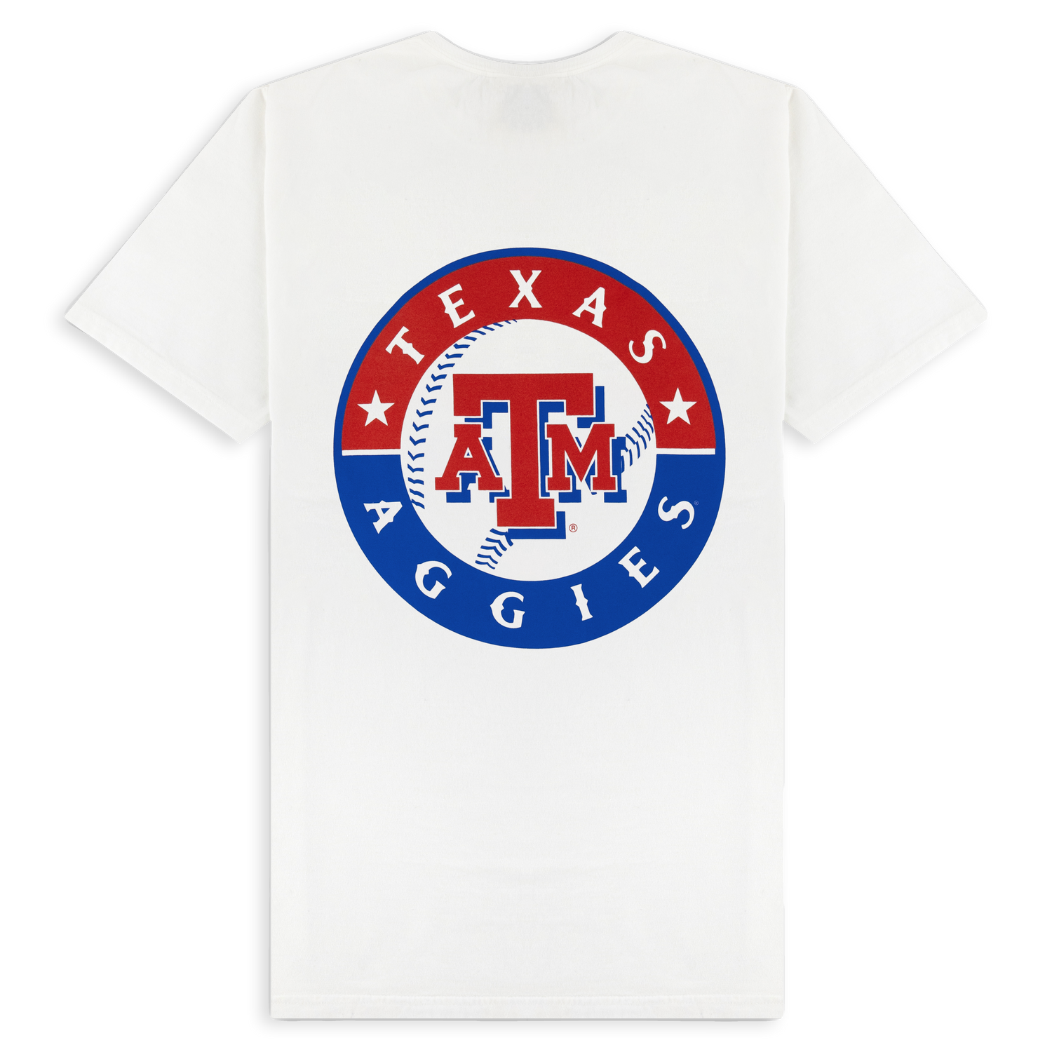 Texas Aggies Red, White and Baseball T-Shirt