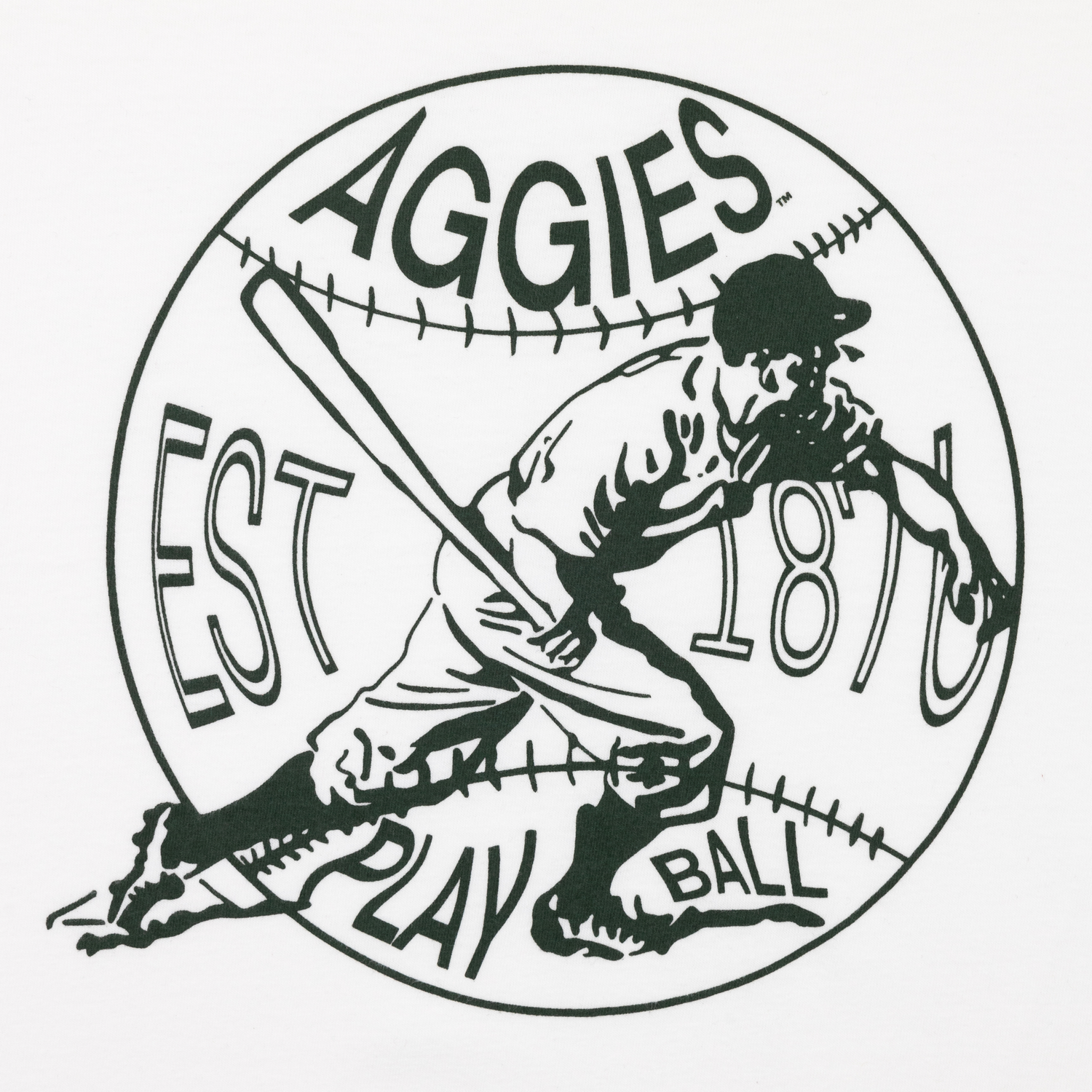 Texas A&M Aggies Play Ball Baseball T-Shirt