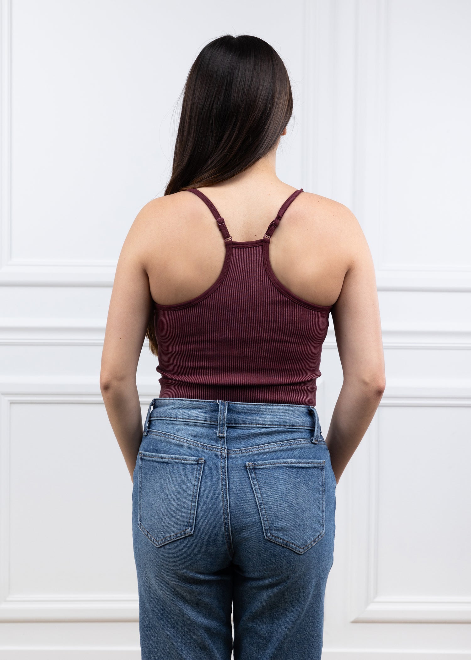 POPFLEX Maroon What's The Scoop Tank