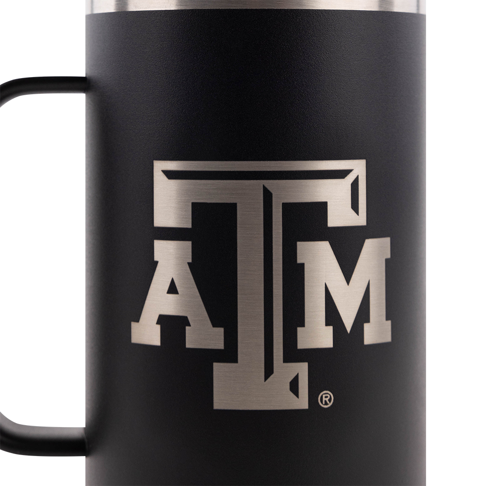 Texas A&M Yeti Black Rambler Mug