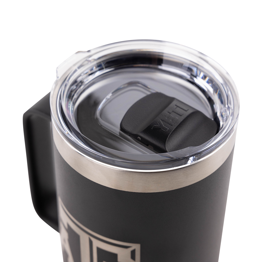 Texas A&M Yeti 24Oz Rambler Mug in Black from Aggieland Outfitters