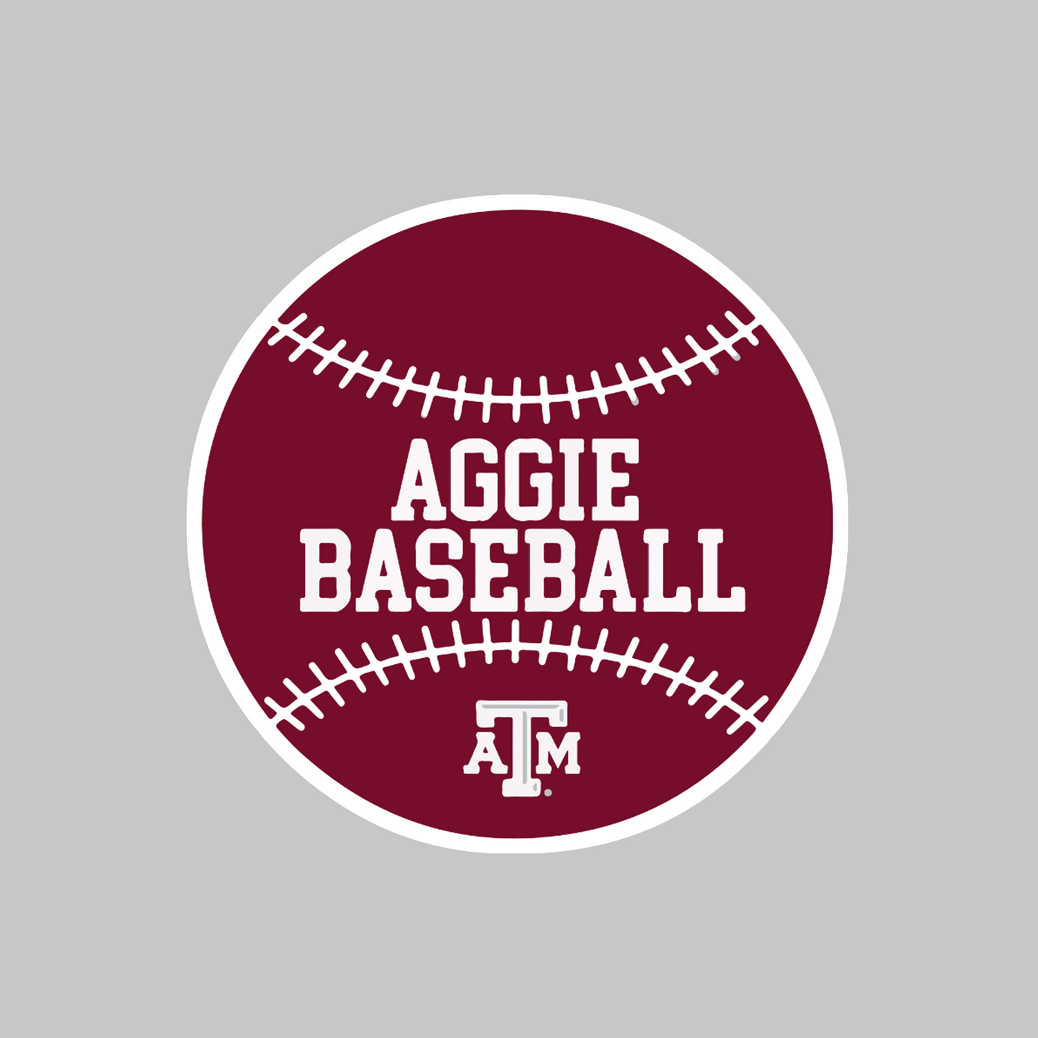 Aggie Baseball Sticker