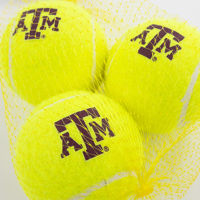 Texas A&M 3 Pack Tennis Balls