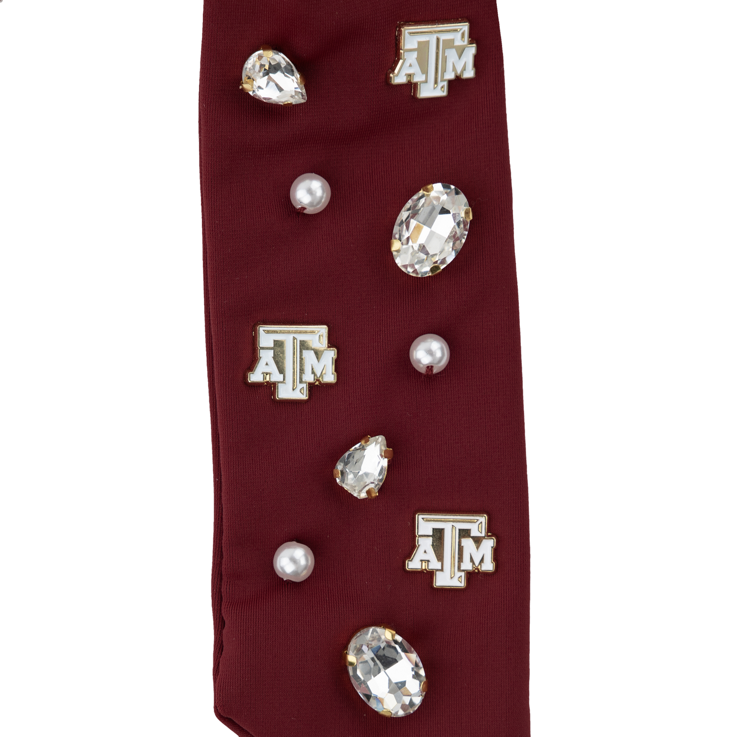 Texas A&M Maroon Bow Barrette