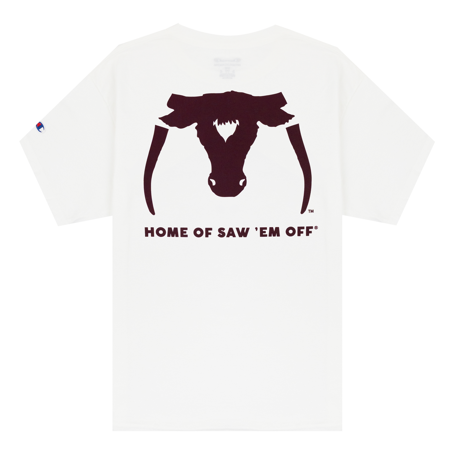 Aggieland Outfitters x Saw 'Em Off White T-Shirt