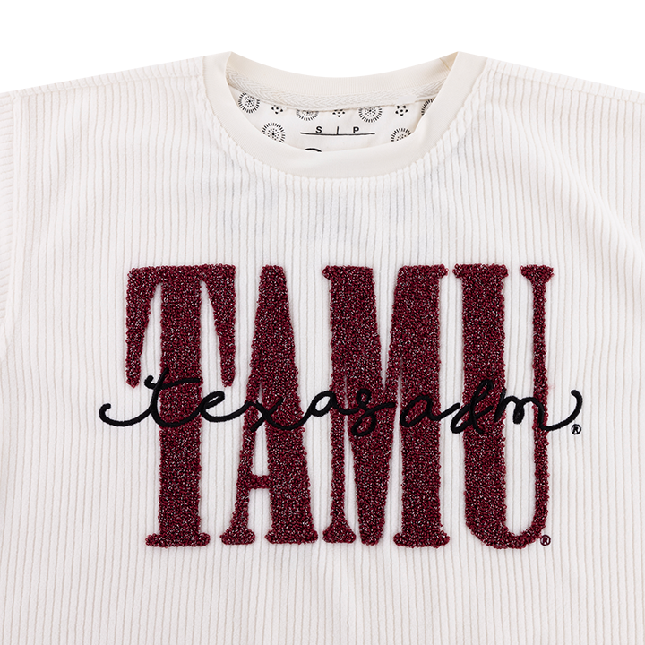 Texas A&M Zoe Plush Rib Sweatshirt
