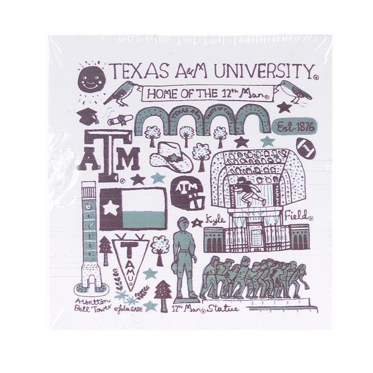 Texas A&M Julia Gash Post-It Cube