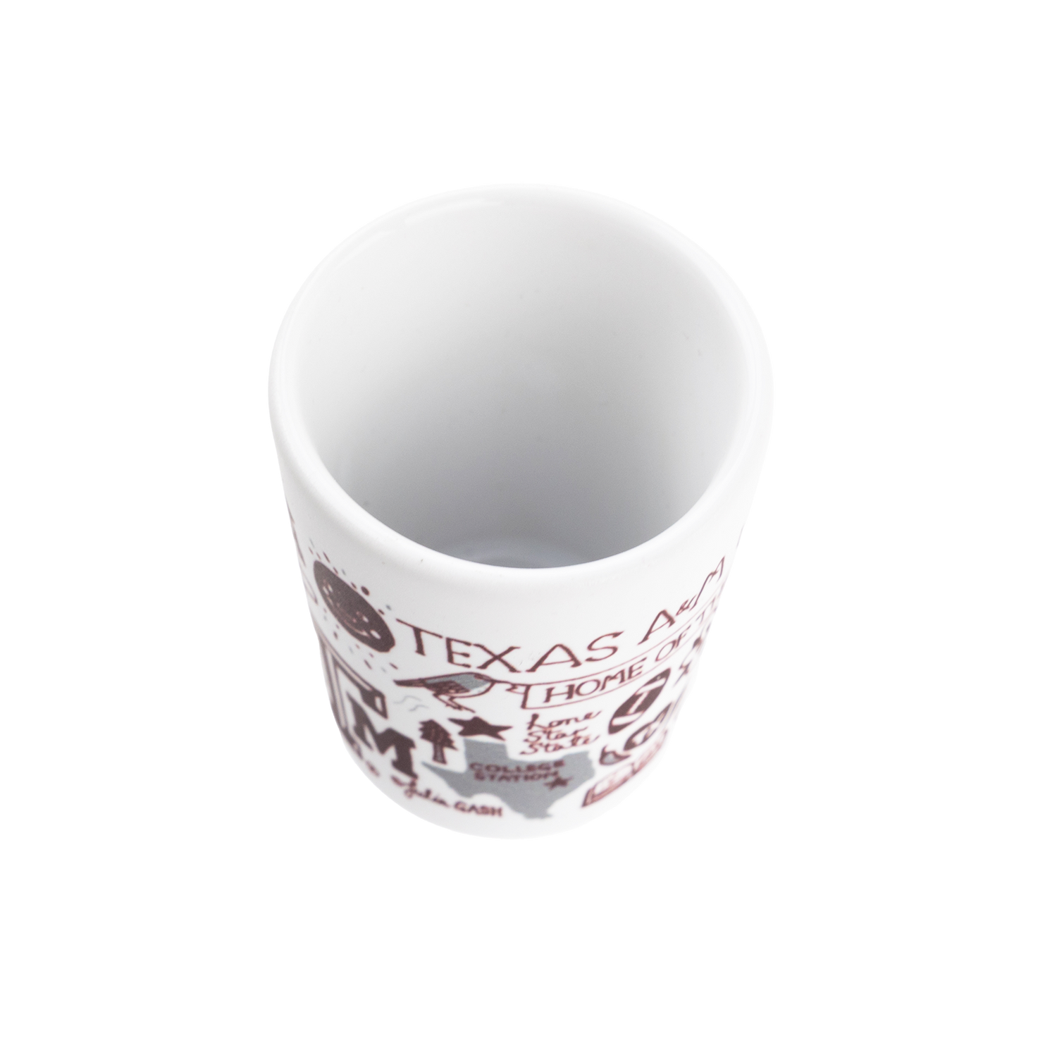Texas A&M Julia Gash Matte Shot Glass
