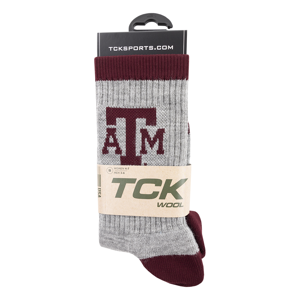 Texas A&M Hiker Light Crew Socks