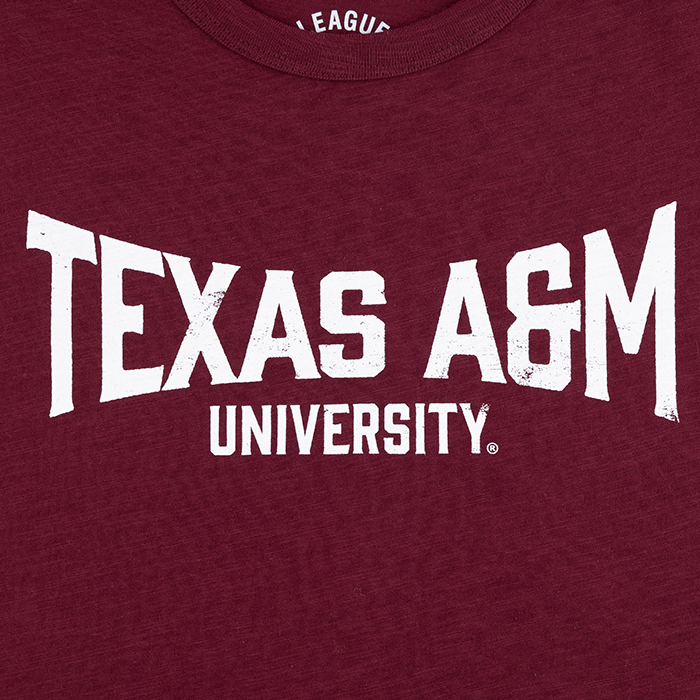 Texas A&M University Slub Short Sleeve Tee
