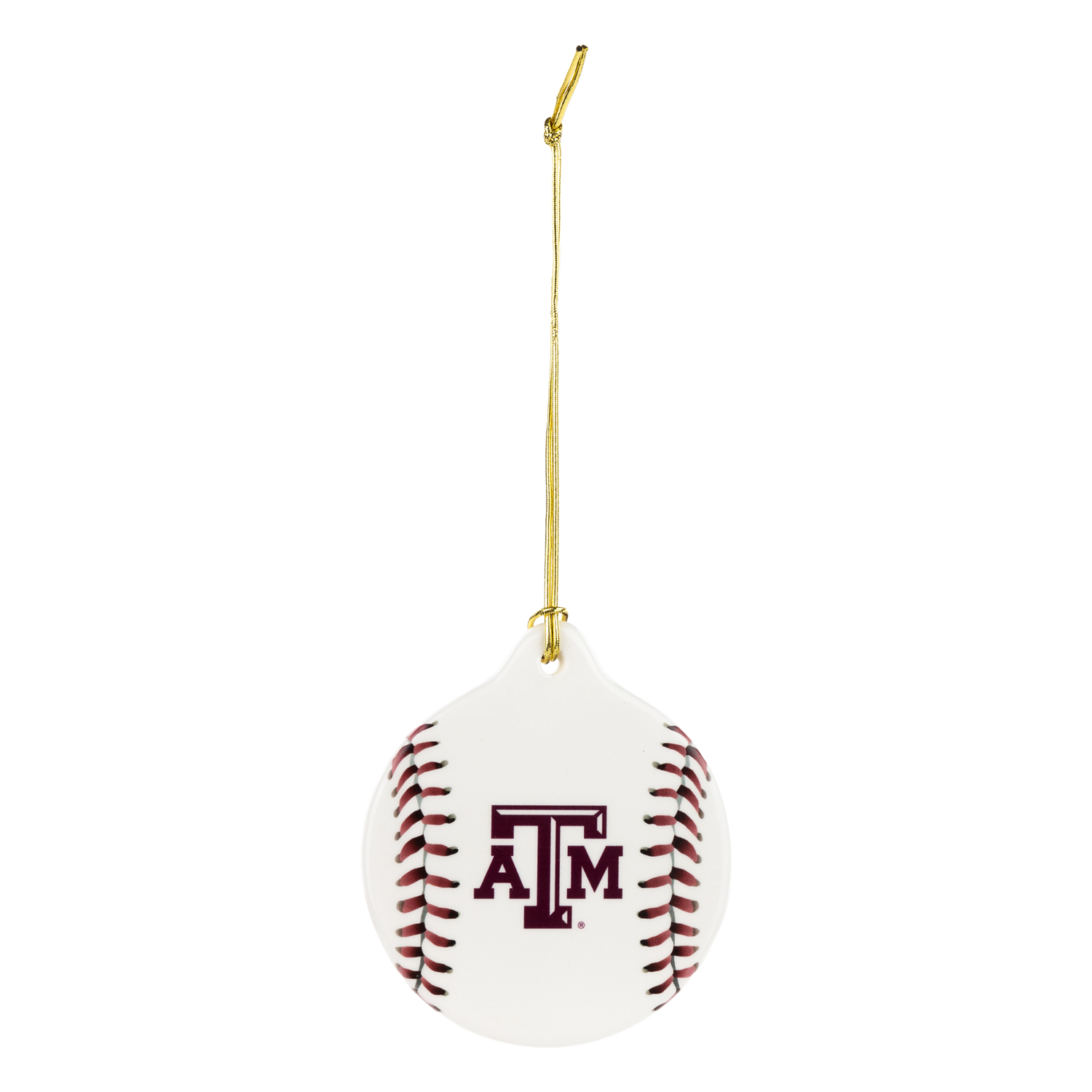 Texas A&M Baseball Stone Ornament