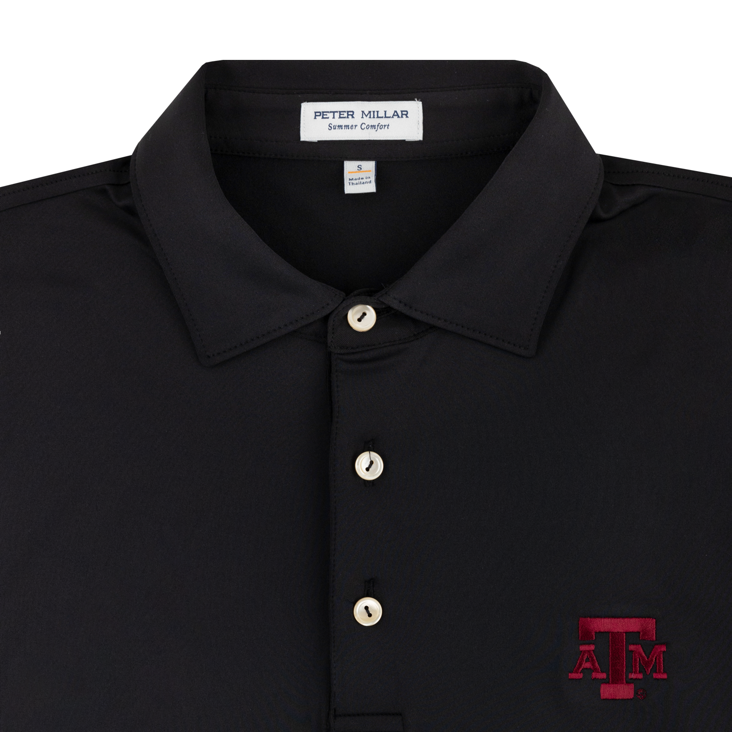 Texas A&M Peter Millar Solid Performance Jersey Polo