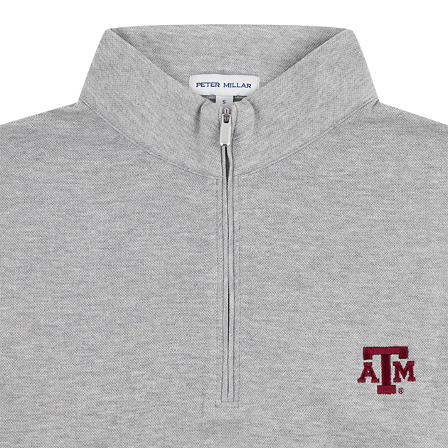 Texas A&M Peter Millar Crown Comfort Quarter Zip