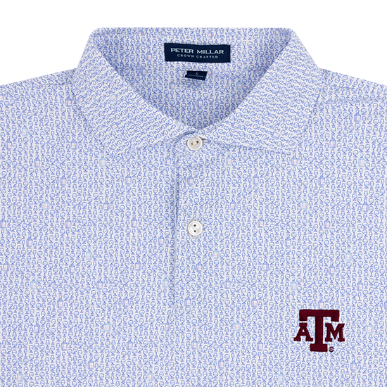 Texas A&M Peter Millar Nightcap Performance Polo