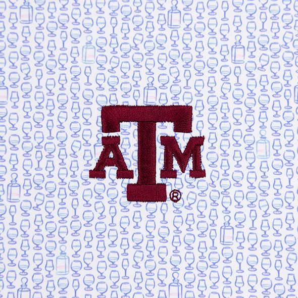 Texas A&M Peter Millar Nightcap Performance Polo