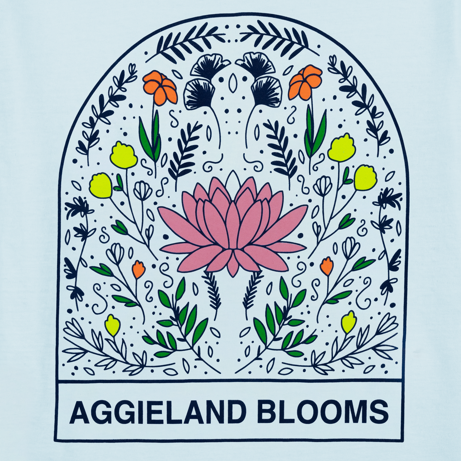 Texas A&M Aggieland Blooms T-Shirt