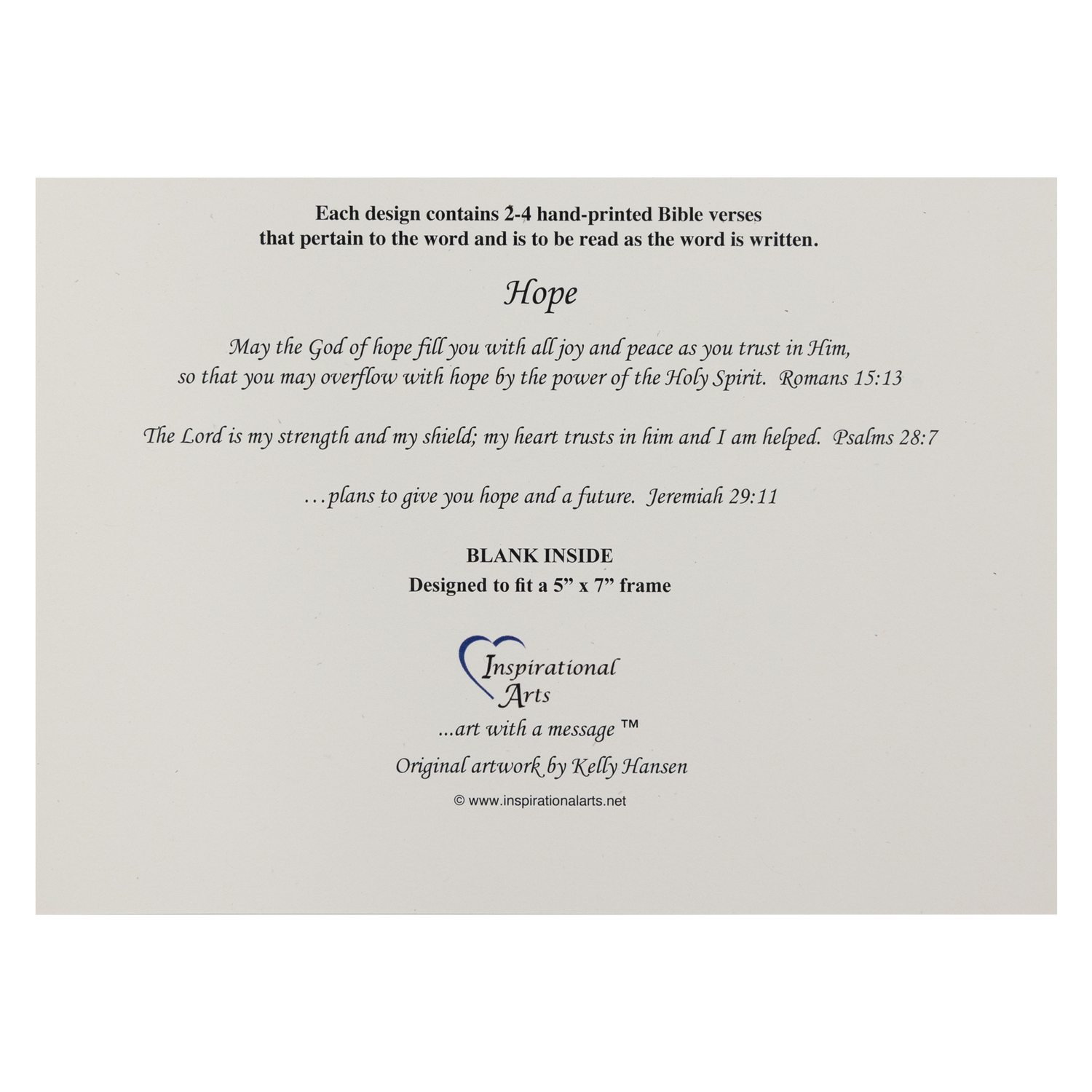 Hope Scripture Card
