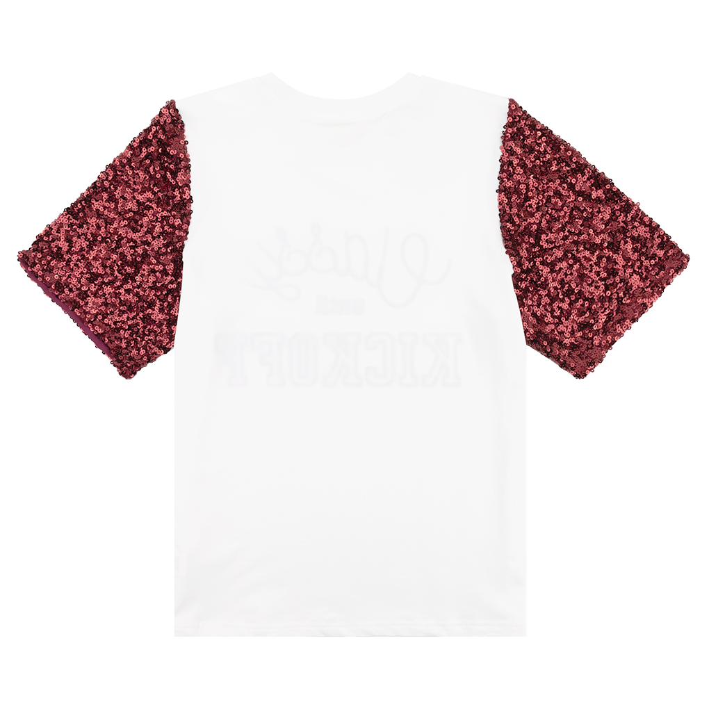 Layerz Classy Until Kickoff Sequined Top
