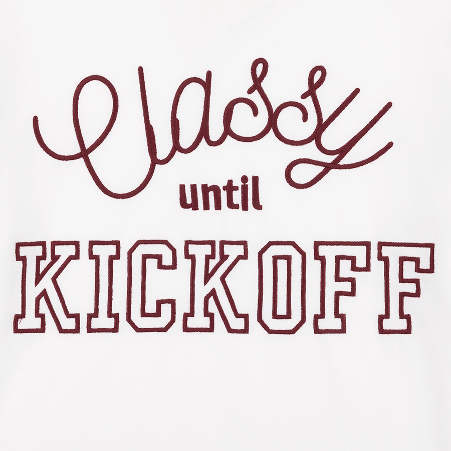Layerz Classy Until Kickoff Sequined Top